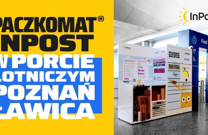 Paczkomat® InPost na lotnisku w Poznaniu