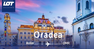 Oradea oficjalnie trzecią trasą PLL LOT do Rumunii
