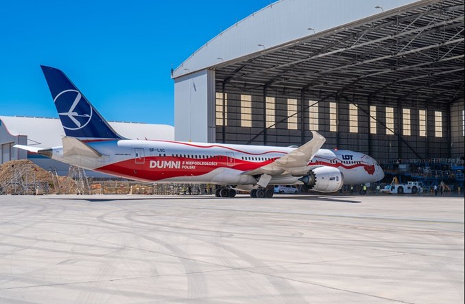 Dreamliner PLL LOT zakończył przegląd na Malcie (wideo)