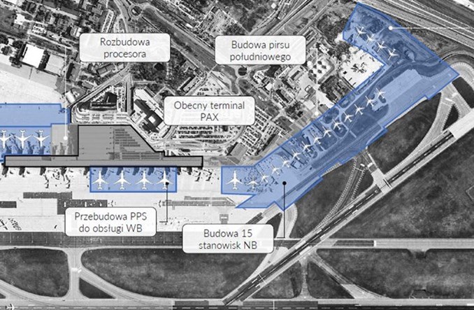 Będzie rozbudowa lotniska Chopina. Ma obsługiwać ok. 30 mln pasażerów rocznie 