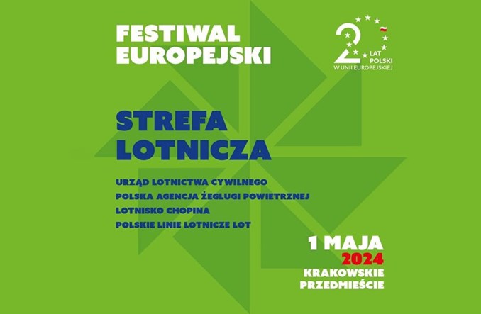 Strefa lotnicza Festiwalu Europejskiego 1 maja w Warszawie