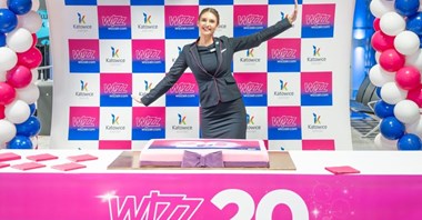 20 lat linii Wizz Air w Katowice Airport i prawie 25,5 mln pasażerów