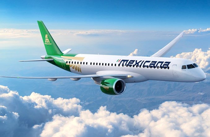 Mexicana de Aviación zamówiła 20 embraerów E-Jet E2