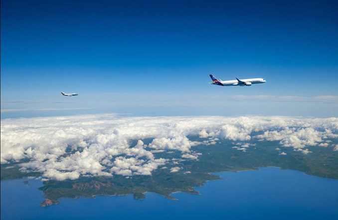 Udany test Airbusa. Samolot zasilany SAF wydziela znacznie mniej CO2