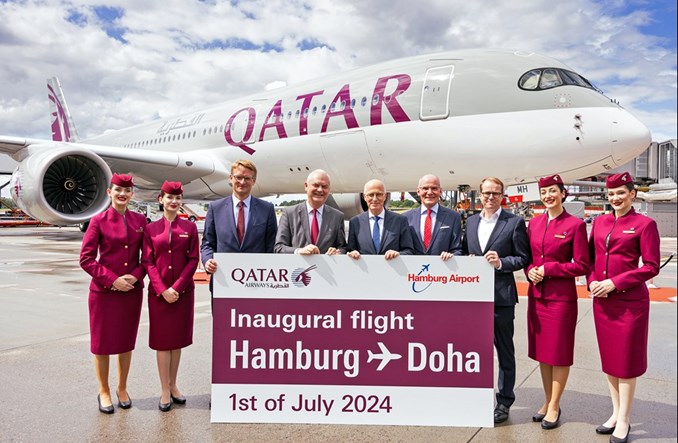 Qatar Airways zainaugurowały loty do Hamburga