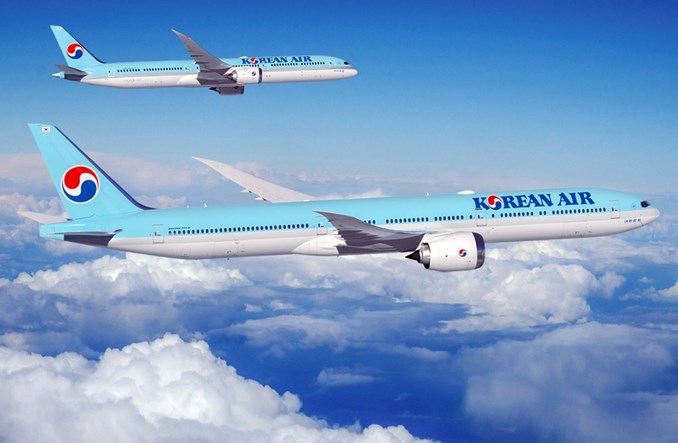 FIA2024: Korean Air zamawiają boeingi B777X oraz kolejne B787