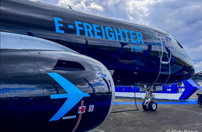 Embraer E190F E-Freighter z certyfikatem typu od EASA
