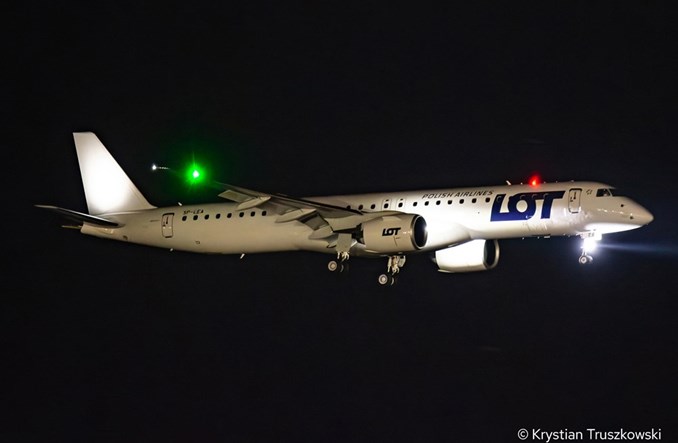 Pierwszy embraer E195-E2 dla LOT-u już w Polsce