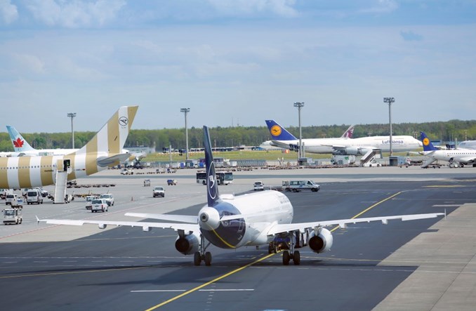 Frankfurt: Lipiec na plusie i rekordowe wypełnienie samolotów