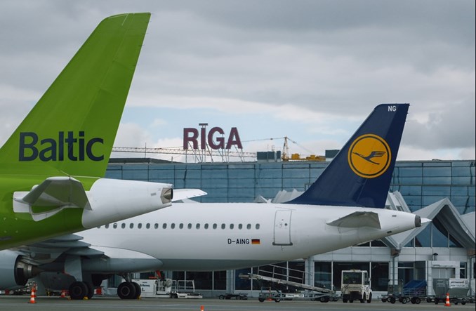 Ryga: Blisko 750 tys. pasażerów w lipcu, ponad połowa latała z airBaltic
