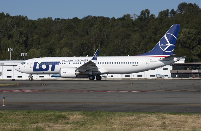 Kolejny B737 MAX dla LOT już w Warszawie
