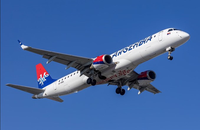 Air Serbia rośnie. Już trzy mln pasażerów obsłużonych w 2024