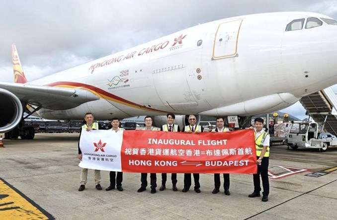 Budapeszt inauguruje kolejny kierunek all-cargo. Tym razem Hongkong