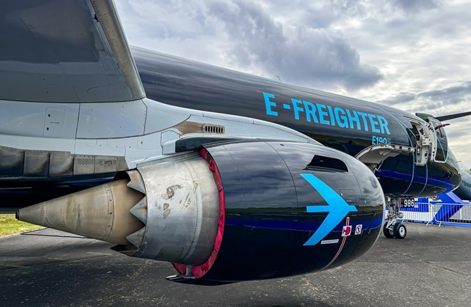 Embraer E190F E-Freighter z certyfikatem typu od FAA
