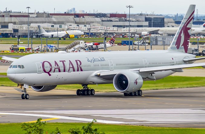 Qatar Airways: 30. boeing 777 z Internetem od Starlink