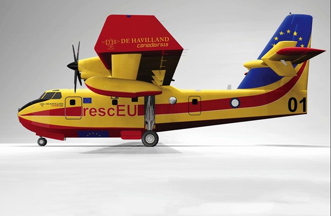De Havilland: prezentuje Canadaira 515 w barwach rescEU