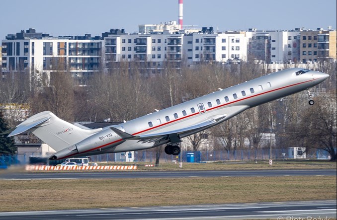 Bombardier Global 7500 z kolejnymi rekordami