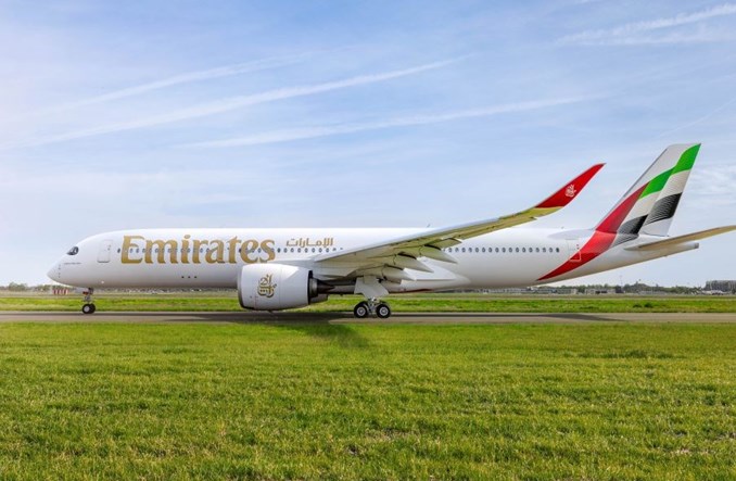 A350 Emirates już od 3 stycznia na trasie do Edynburga