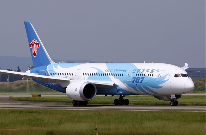China Southern sprzeda wszystkie B787-8