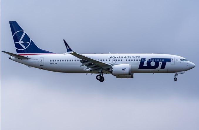 Kolejny boeing 737 MAX we flocie PLL LOT