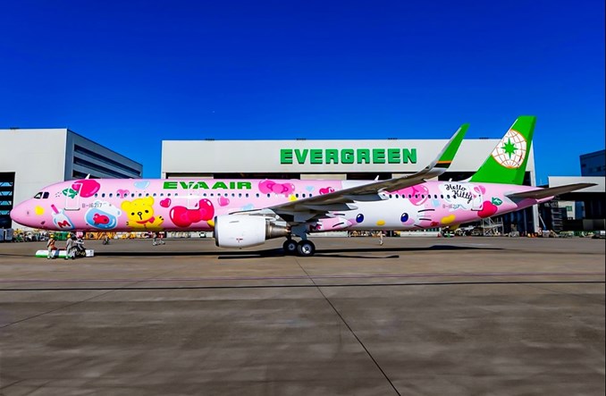 Kolejny Airbus EVA Air w Hello Kitty. Tym razem A321 jako