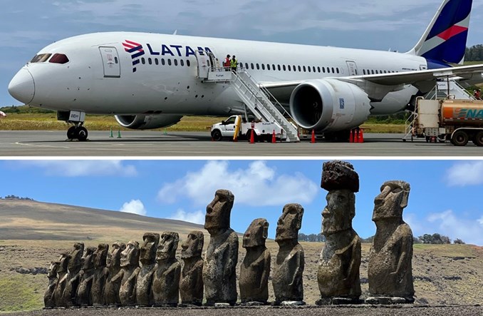 Wyspa Wielkanocna Dreamlinerem LATAM (zdjęcia)