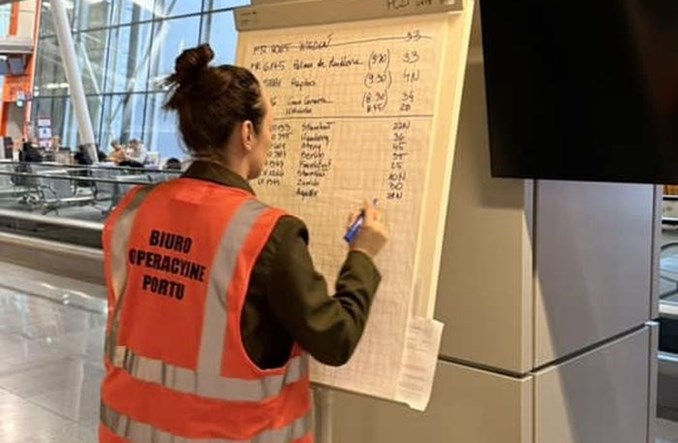 Awaria zasilania na Lotnisku Chopina. Praca w trybie awaryjnym