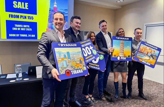 Ryanair: 20 mln foteli i rekordowy rozkład na 2025 rok