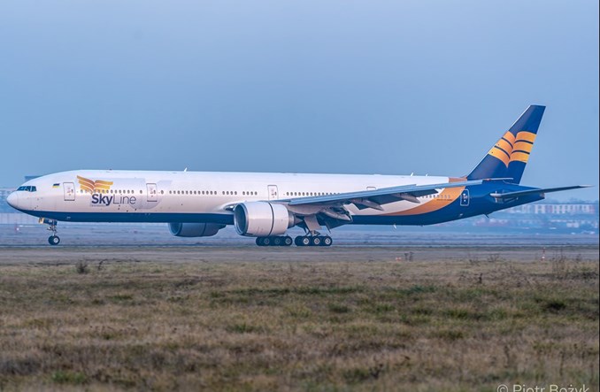 B777 ukraińskiej linii SkyLine Express powrócił do latania