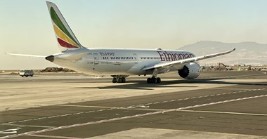 Ethiopian do Warszawy codziennie? 