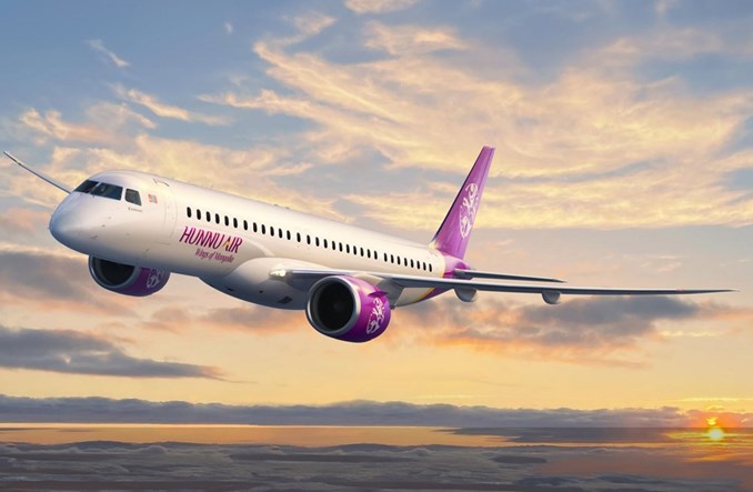 Hunnu Air wynajmują dwa embraery E195-E2