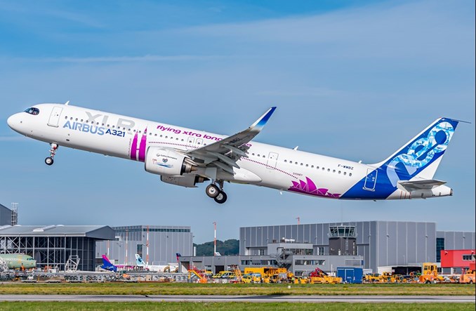 A321XLR z silnikami PW GTF z certyfikatem typu od EASA