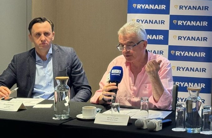 24 nowe trasy Ryanaira w Polsce na lato 2025