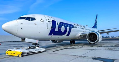 Welcome: Pierwsze zdalne wypychanie rejsowego B737 w Radomiu 