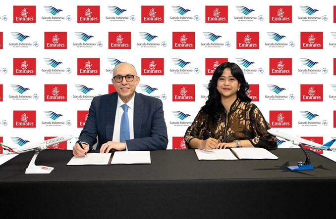 Emirates i Garuda Indonesia rozszerzają zakres współpracy