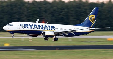 Ryanair z dwucyfrowym wzrostem w lutym