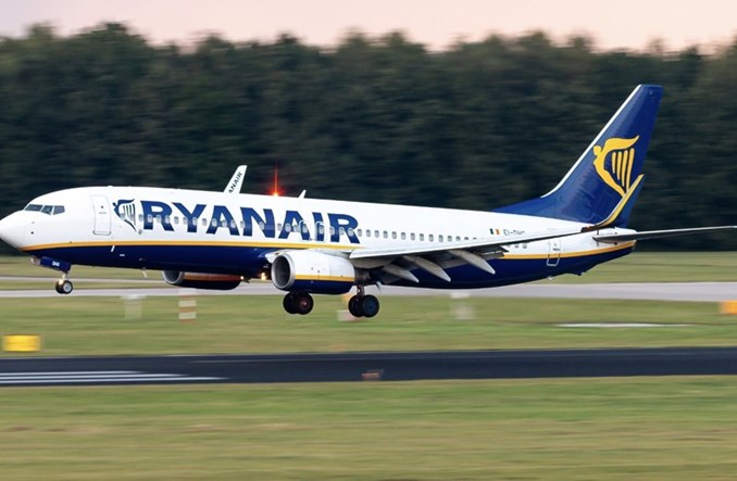 Ryanair z dwucyfrowym wzrostem w lutym