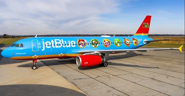 JetBlue ze specjalnym malowaniem Mario i Przyjaciele (zdjęcia)