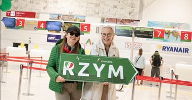 Lublin: Wystartowały loty do Rzymu (zdjęcia)