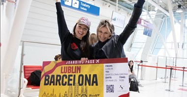Lublin: Wystartowały loty do Barcelony (zdjęcia)