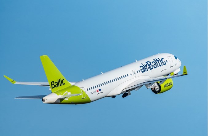 Linie airBaltic przedłużają na zimę trasę Kraków - Wilno