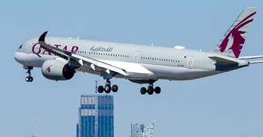 A350-900 Qatar Airways na Lotnisku Chopina