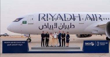 Riyadh Air wkrótce wystartuje. Linie otrzymały AOC  