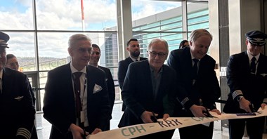 Kraków: Inauguracja lotów do Kopenhagi (zdjęcia)
