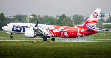 LOT i ITAKA. B737 MAX SP-LVL w nowych barwach (zdjęcia)