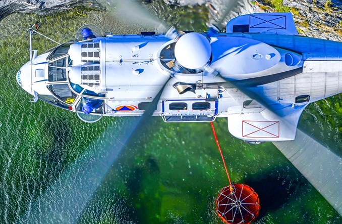 Airbus: Grecja kupuje śmigłowce H215 do walki z pożarami lasów