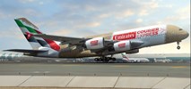 Emirates Courier Express nowymi barwami airbusa A380