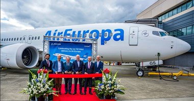 Air Europa odebrały pierwszego boeinga B737 MAX