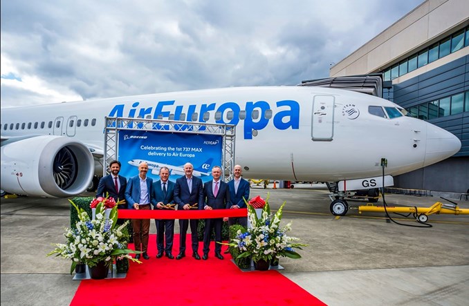 Air Europa odebrały pierwszego boeinga B737 MAX