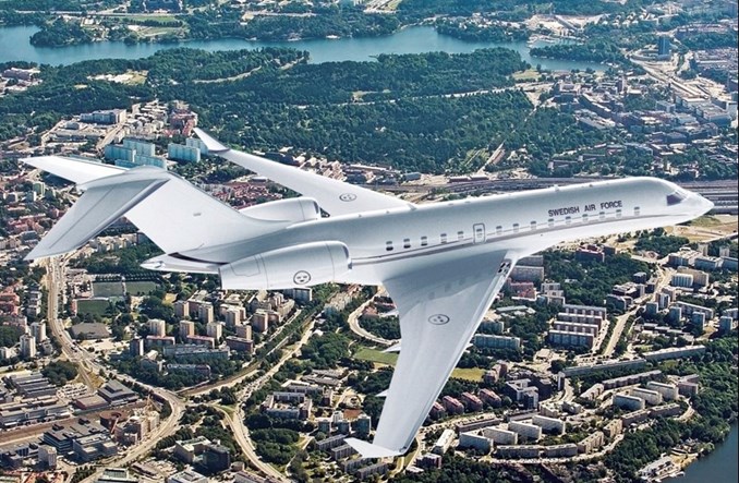 Szwecja kupuje bombardiery Global 6500 do transportu VIP-ów